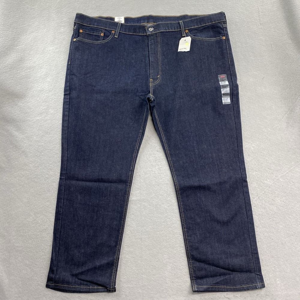 Levis Jeans Mens 48x29 Blue Denim Pants 541 Athletic Fit Tapered Leg Big Tall